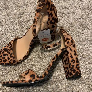 A New Day Ema High Block Heeled Pumps